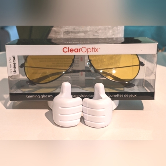 NEWBIE ClearOptix GAMING GLASSES NWB - Picture 5 of 5